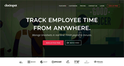 Desktop Screenshot of clockspot.com